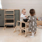 Ette Tete Step 'n' Sit 2-in-1 Helper Tower & Desk