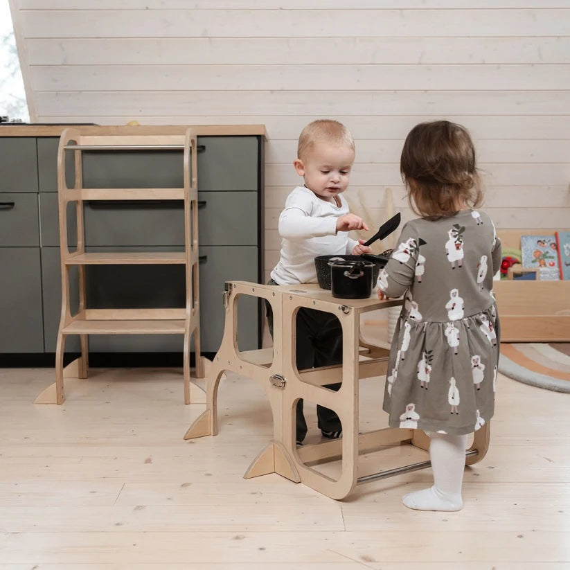 Ette Tete Step 'n' Sit 2-in-1 Helper Tower & Desk