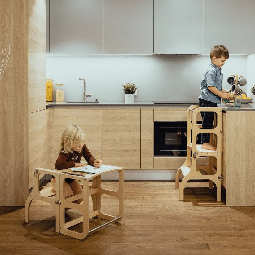 Ette Tete Step 'n' Sit 2-in-1 Helper Tower & Desk