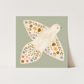 Kid of the Village Floral Dove Art Print - Sage