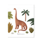 Kid of the Village Brachiosaurus Art Print
