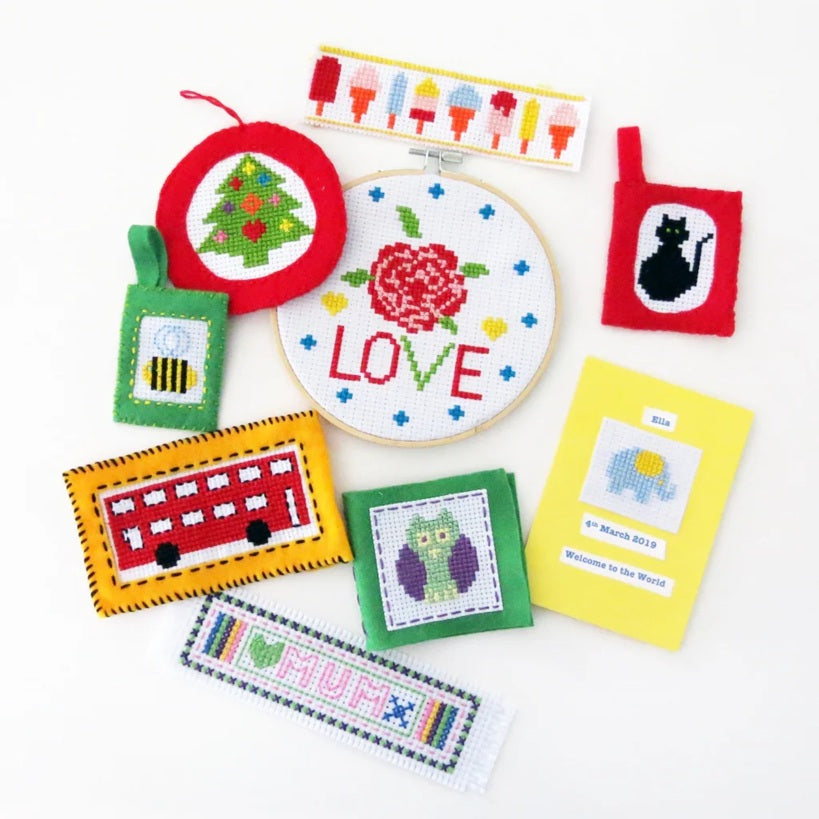 Buttonbag Cross Stitch Case Craft Kit