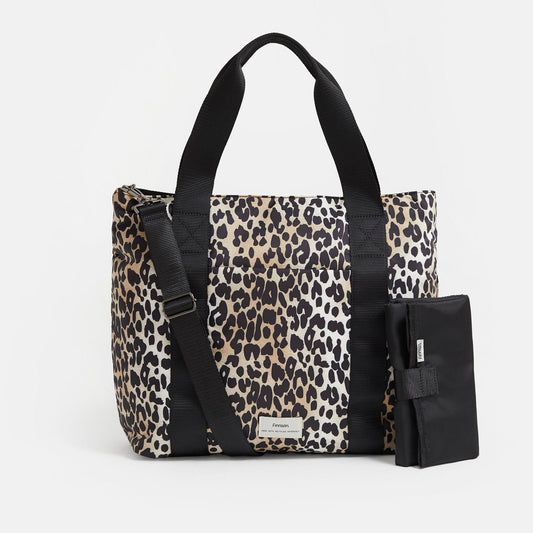 Finnsøn SELBY Eco Changing Bag With Changing Mat - Leopard