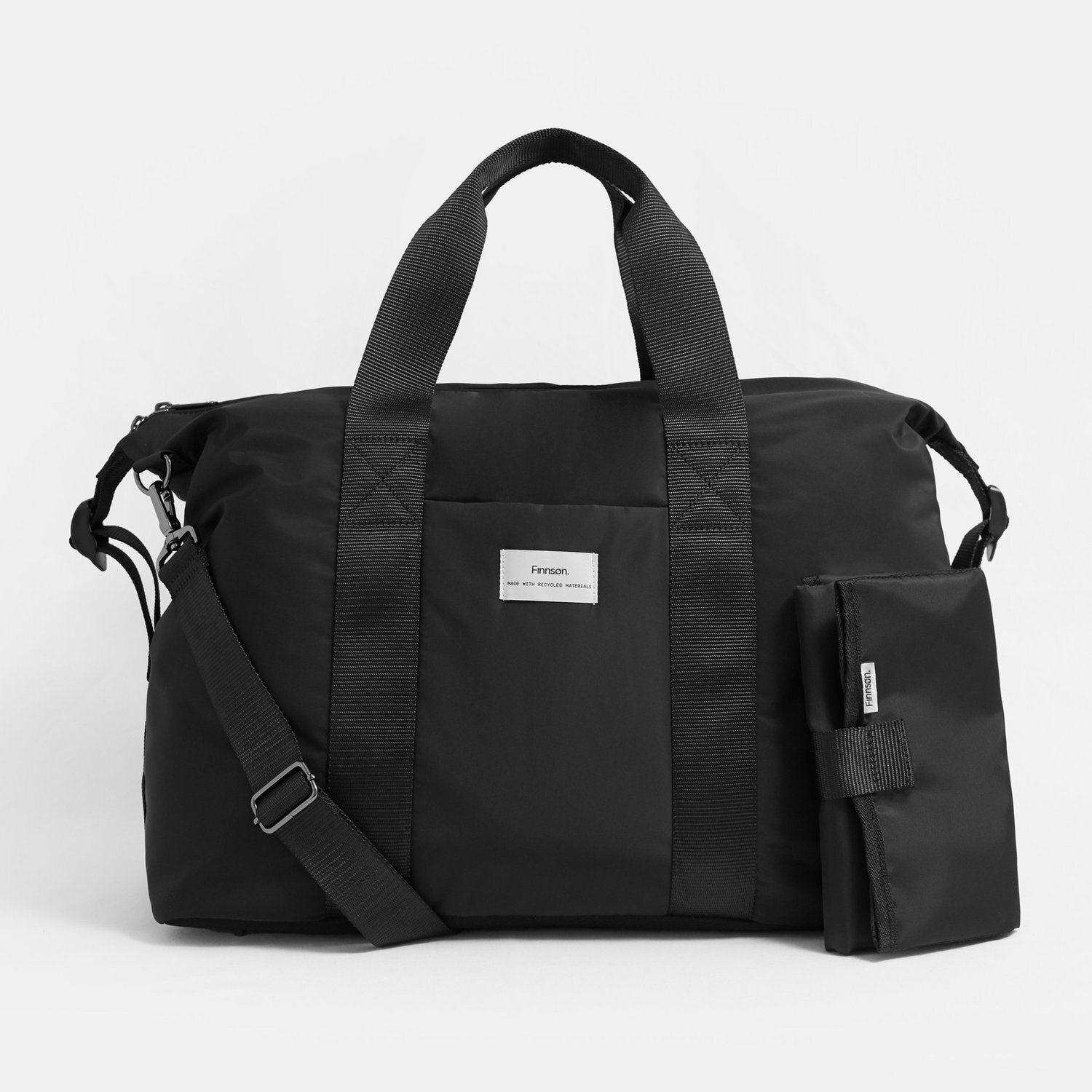 Finnsøn IDA Eco Holdall Changing Bag With Changing Mat - Black