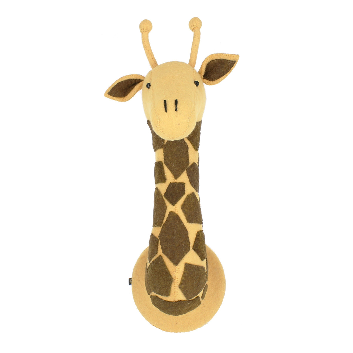 Fiona Walker Giraffe Felt Animal Wall Head - Large