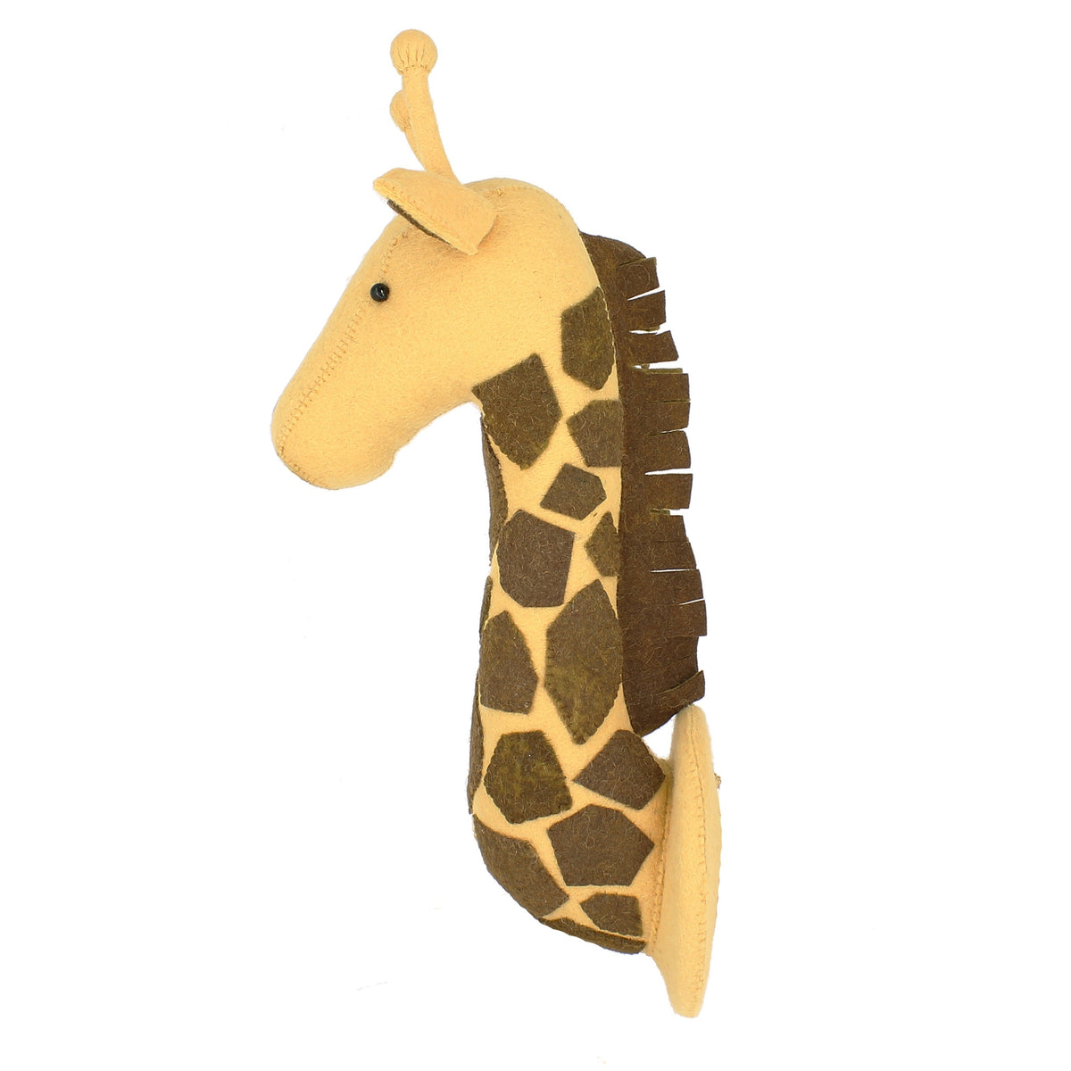 Fiona Walker Giraffe Felt Animal Wall Head - Large