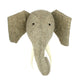 Fiona Walker Elephant Felt Animal Wall Head - Large
