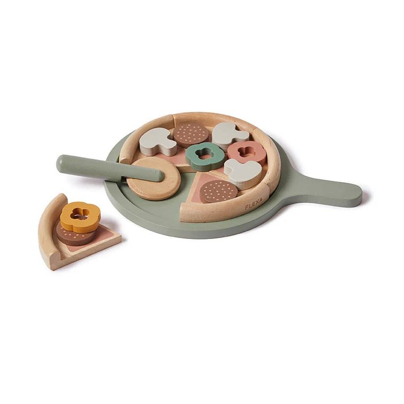 Flexa Wooden Toy Pizza Set