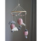 Gamcha Felt Baby Mobile - Air Balloons - Pink