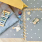 gus + beau Triangle Foam Playmat Set - Grey