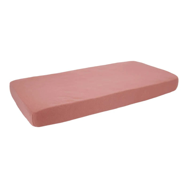 Little Dutch Fitted Sheet - 70 x 140cm - Pure Pink Blush