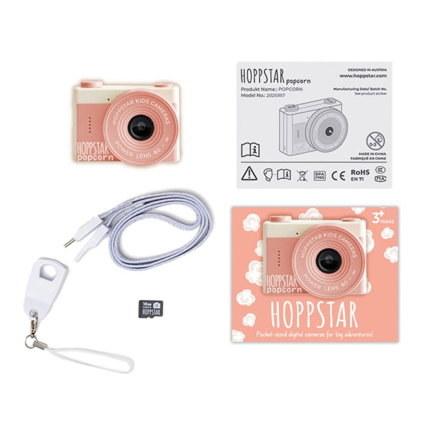 Hoppstar Children's 'Popcorn' Digital Camera - Sorbet (3 Yrs+)