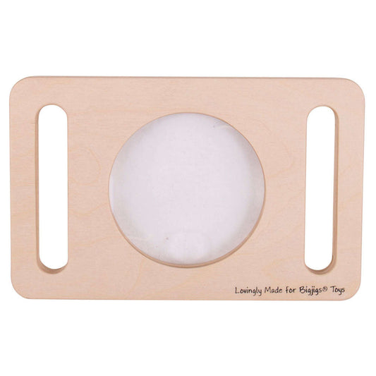 Bigjigs Two Handed Wooden Magnifier Glass