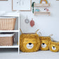 Bellybambino Yellow Lion Seagrass Basket - Extra Large