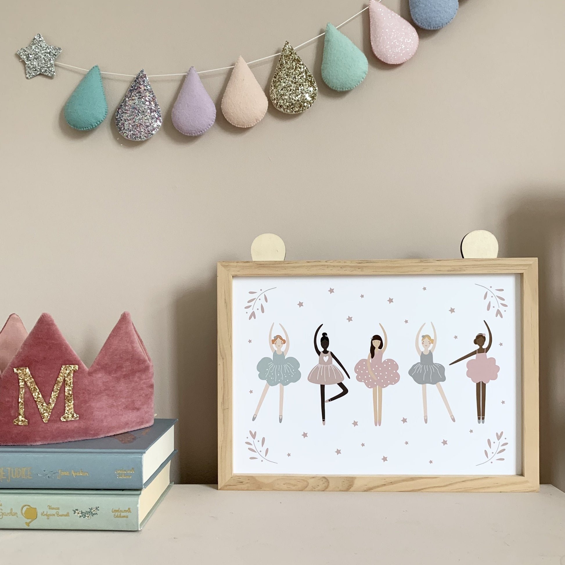 The Little Jones Ballerinas Print - Landscape