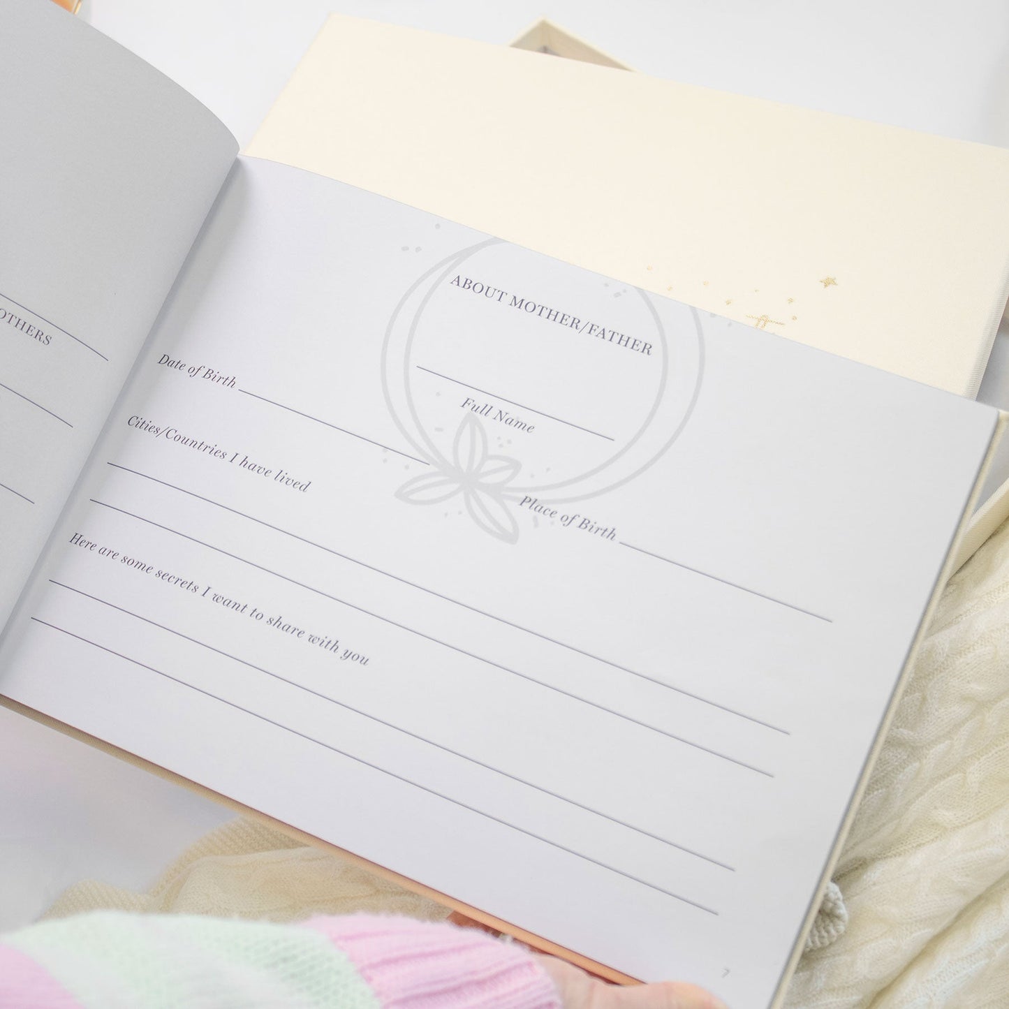 Luxury Baby Memory Book by The Baby Gifting Co.
