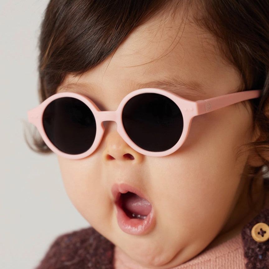 IZIPIZI #D Baby Sunglasses - Pastel Pink (0-9 Mths)
