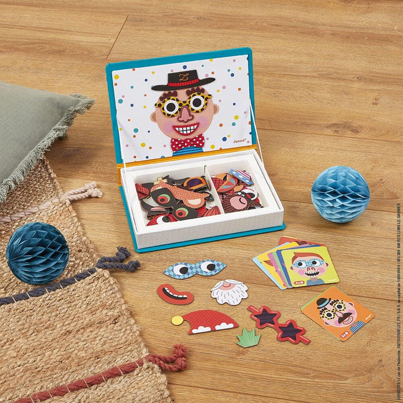 Janod Magneti'Book - Crazy Faces
