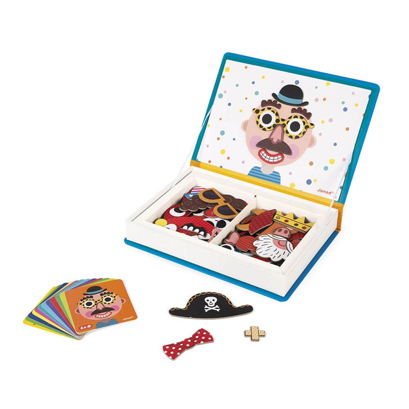 Janod Magneti'Book - Crazy Faces