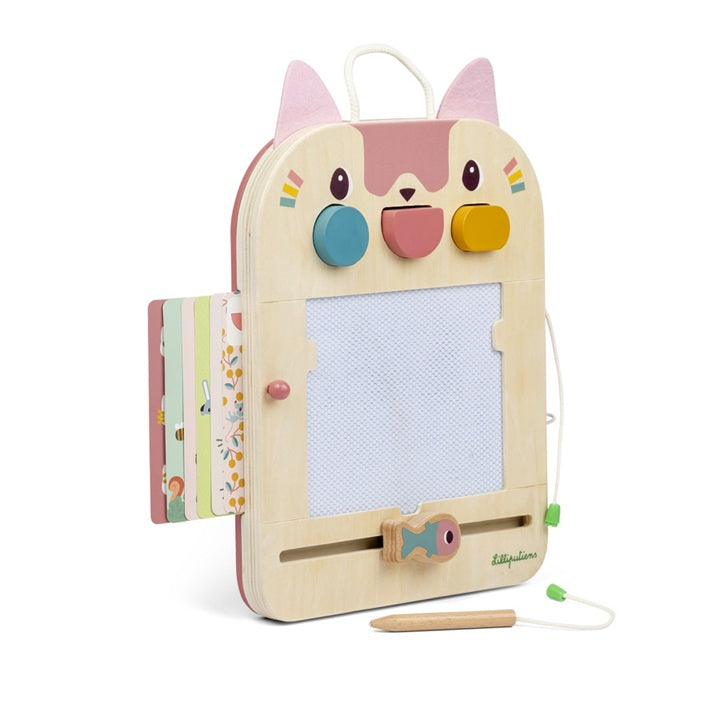 Lilliputiens Wooden Magical Slate - Jeanne the Cat