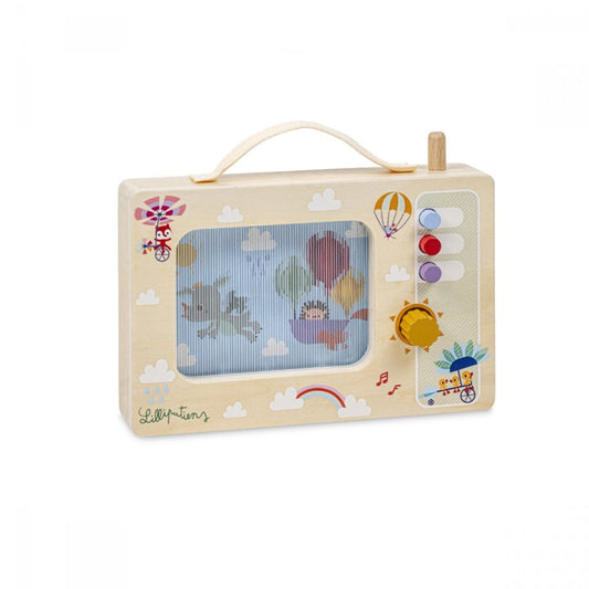 Lilliputiens Wooden Animated Music Box - Flying Joe