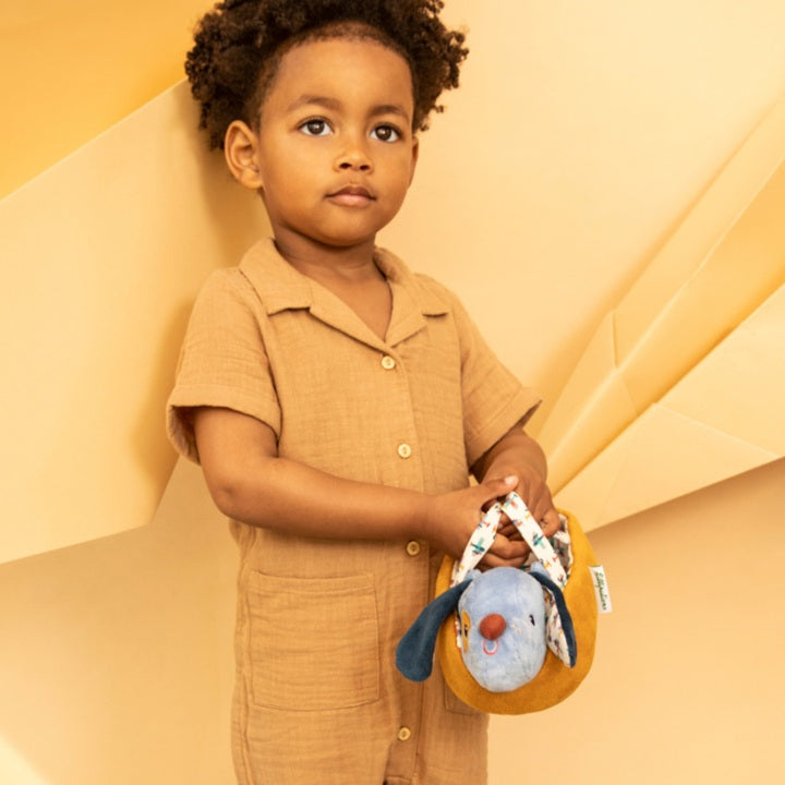 Lilliputiens Jules The Dog With His Basket