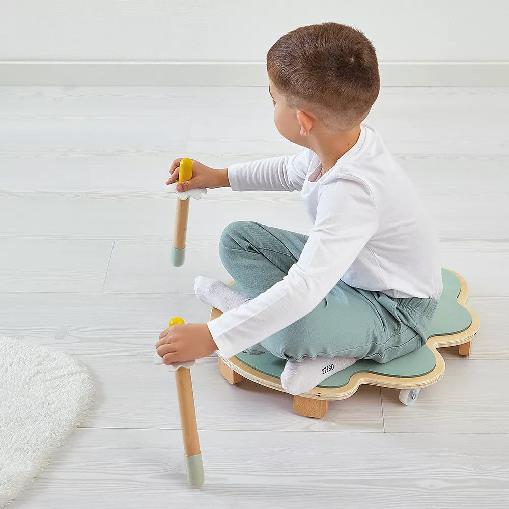 Janod Wooden Ride-On Rolling Leaf