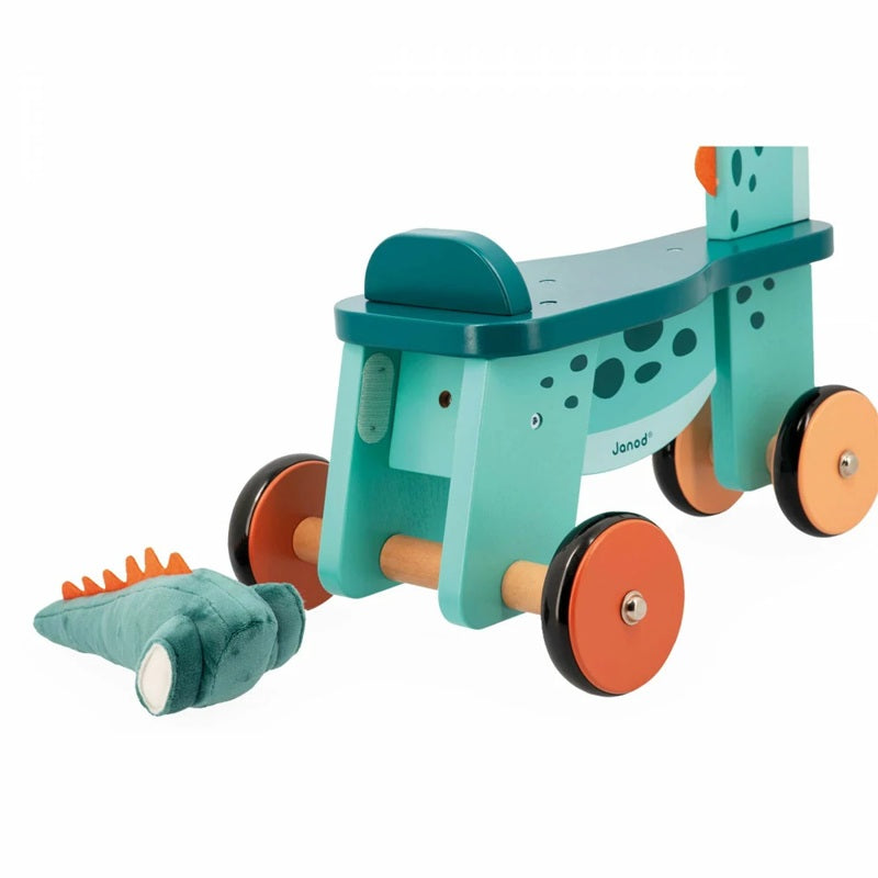 Janod Wooden Ride-On Dino Portosaurus
