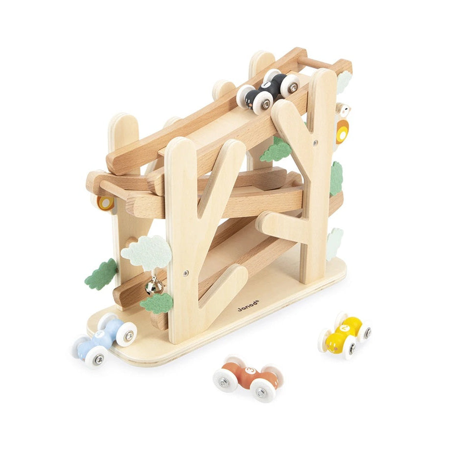 J08545 Speed Janod Story Racing Mini Coche de Madera Coches y coches de carreras J08545 Speed Janod Story Racing Mini Coche de Madera Coches y coches de carreras