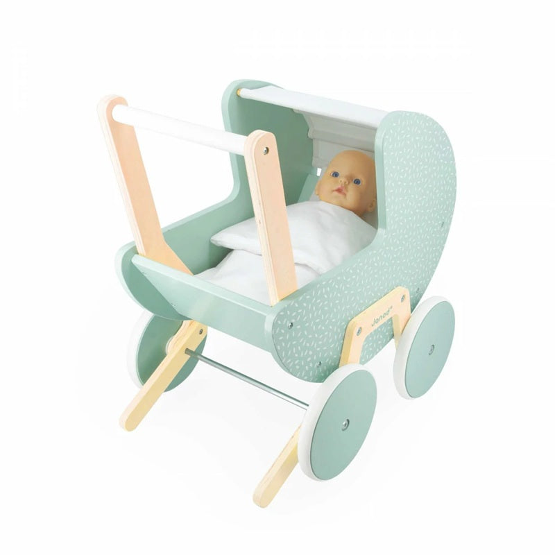 Janod Wooden Doll's Pram
