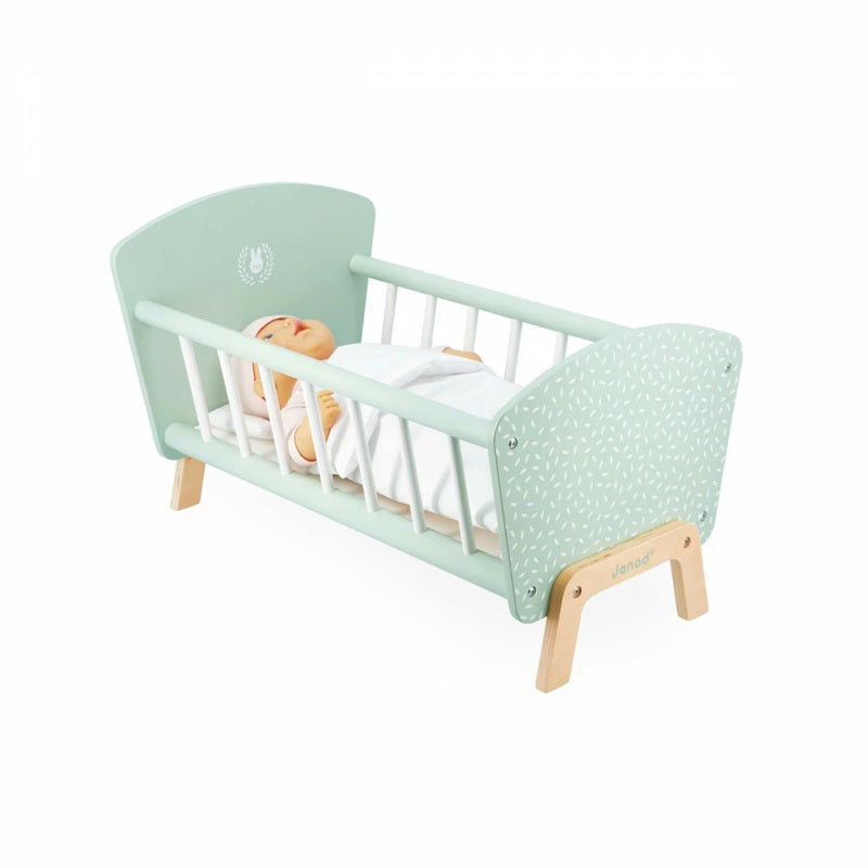 Janod Wooden Doll's Cot