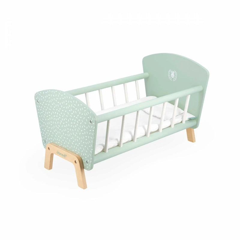 Janod Wooden Doll's Cot
