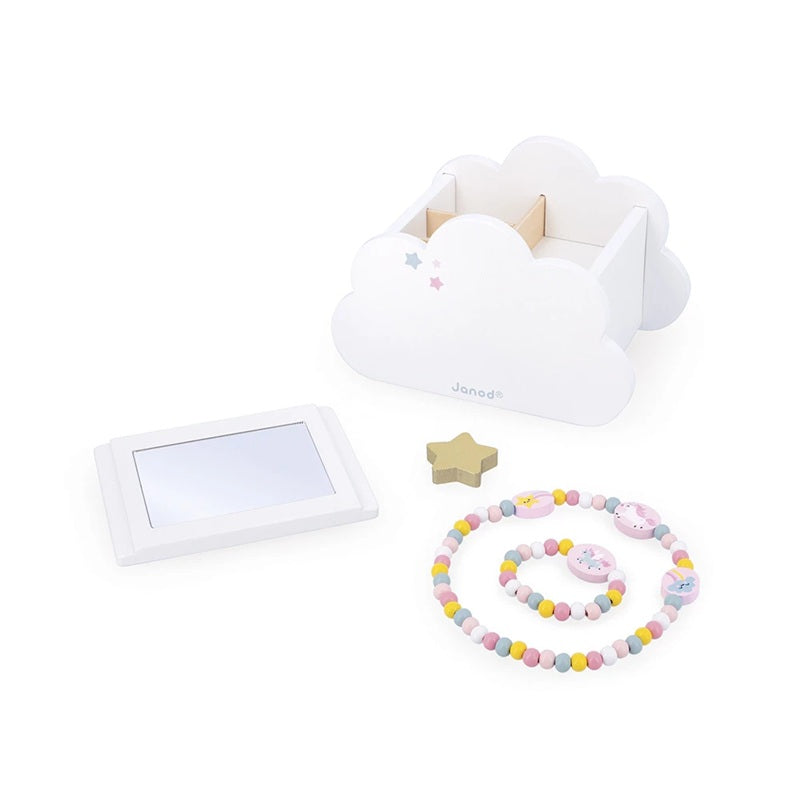 Janod Unicorn Wooden Jewellery Box