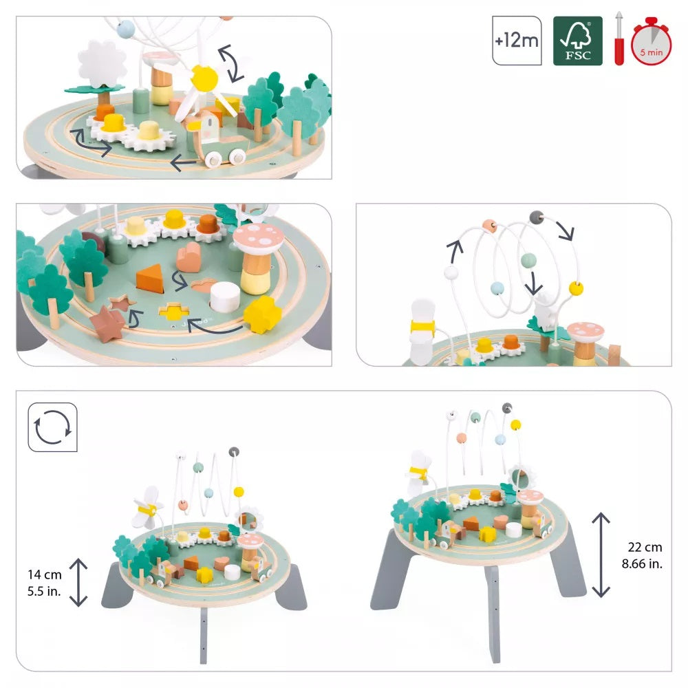 Janod Wooden Garden Activity Table