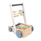 Janod Wooden Baby Walker Cart with ABC Blocks