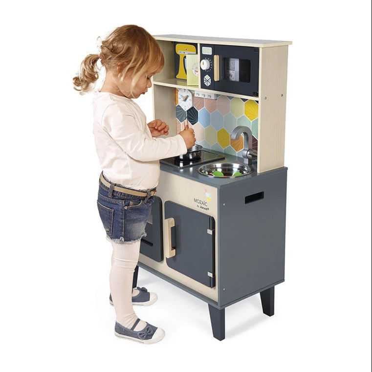 Janod Wooden Mosaic Play Kitchen