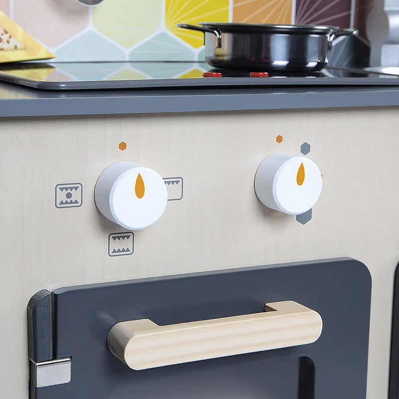 Janod Wooden Mosaic Play Kitchen