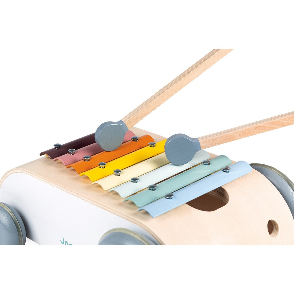 Janod Wooden Pull-Along Xylophone