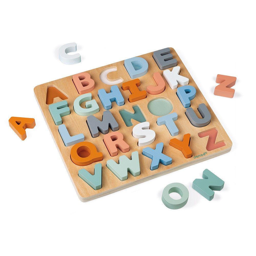 Janod Wooden Alphabet Puzzle