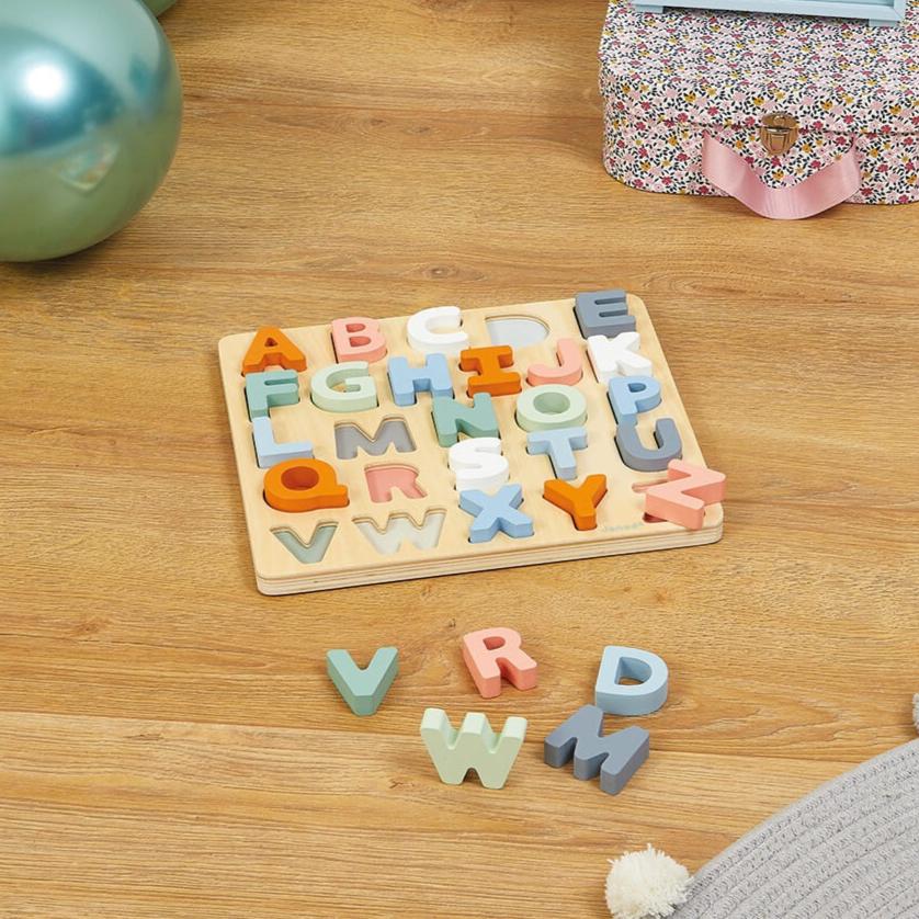 Janod Wooden Alphabet Puzzle