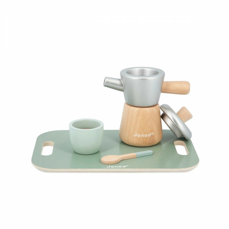 Janod Wooden Italian-Style Coffee Play Set