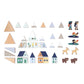 Janod Wooden Mountain Valley Block Set - Cross Roads