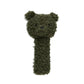 Jollein Soft Baby Rattle - Teddy Bear - Leaf Green