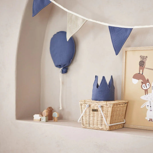 Jollein cotton Balloon Wall Decoration - Blue