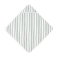 Jollein Organic Hooded Terry Baby Towel - Sea Green Stripe