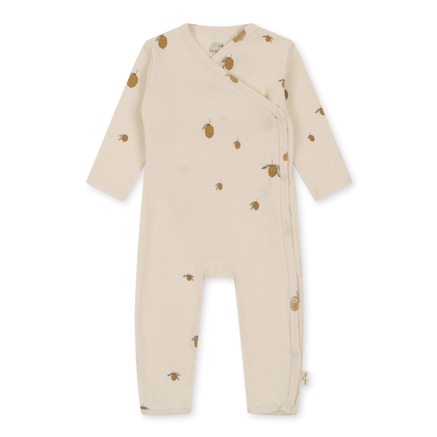 Konges Slojd Organic Newborn Onesie - Lemon