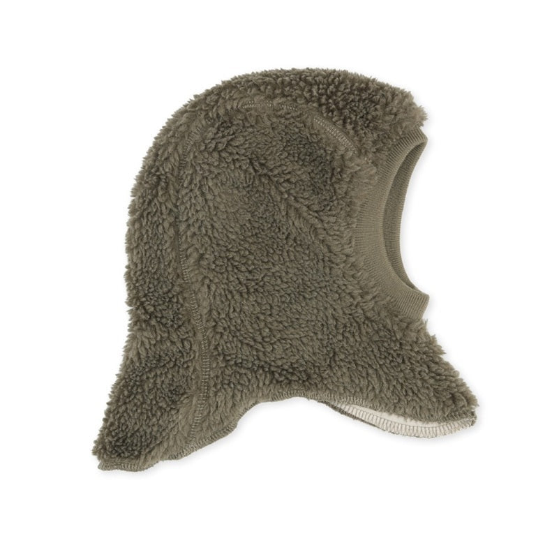 Konges Slojd Teddy Full Baby Helmet - Brindle