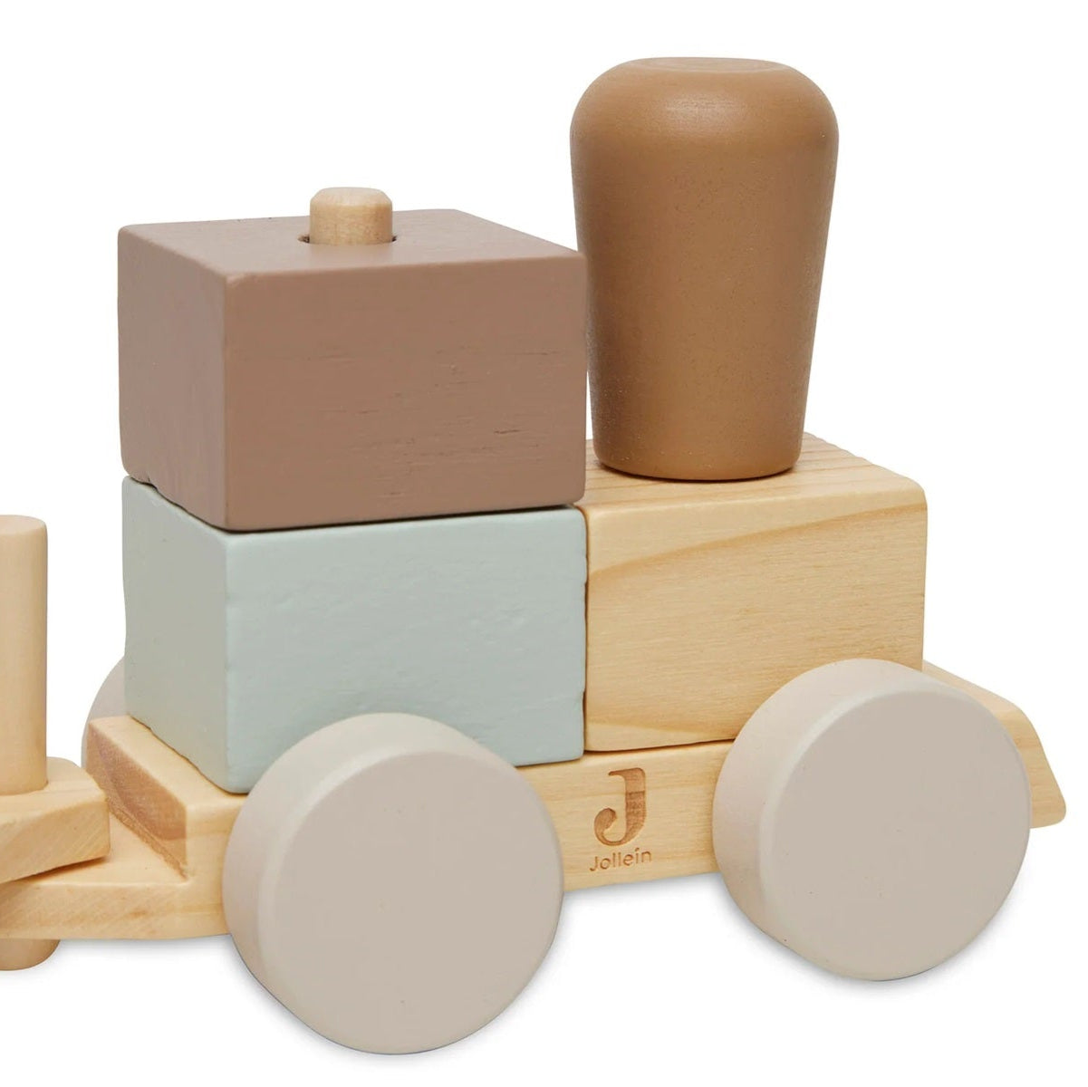 Jollein Wooden Stacking Train - Farm