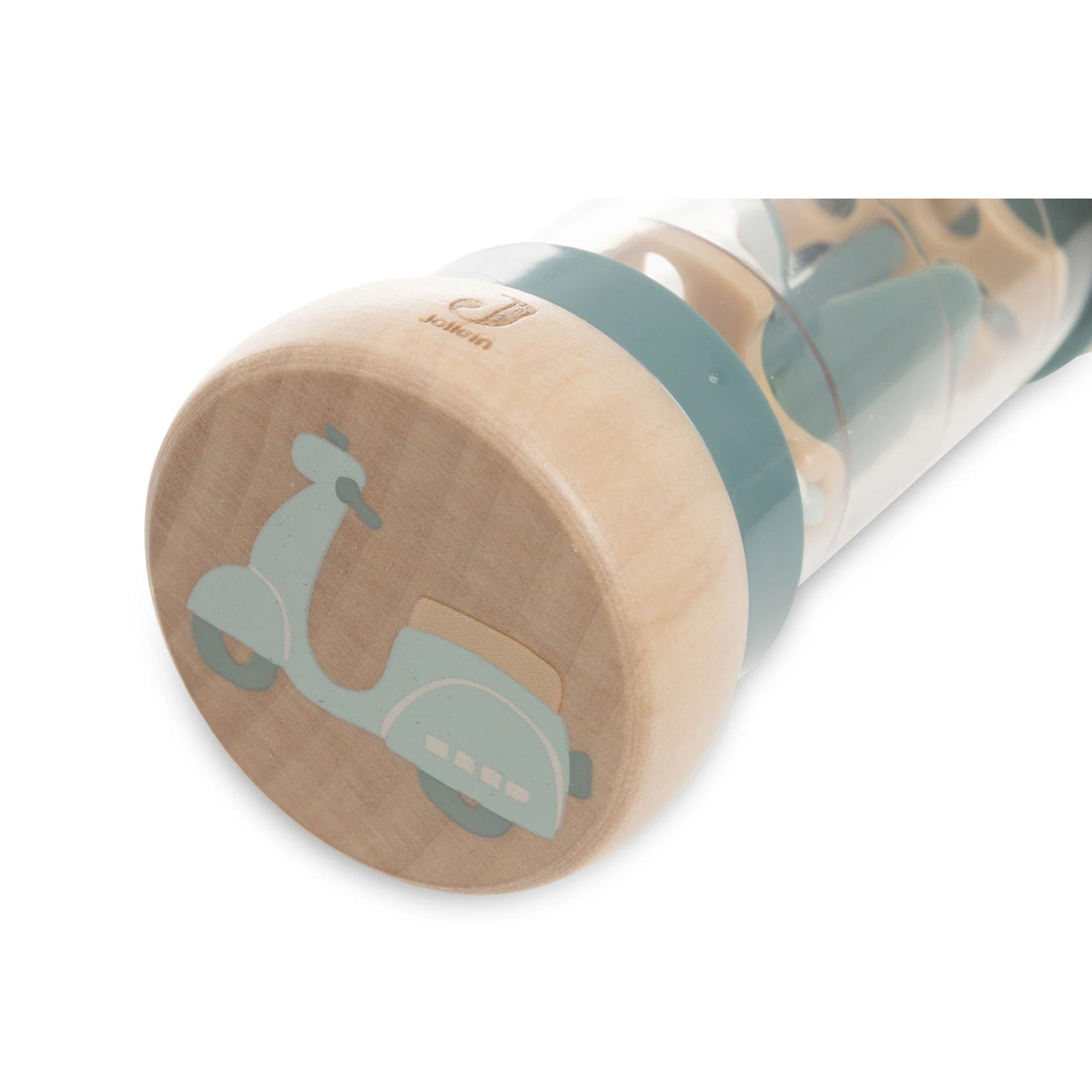 Jollein Wooden Sensory Rain Rattle - On The Go