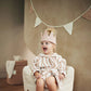 Jollein Cotton Flag Bunting - Rose/Ivory